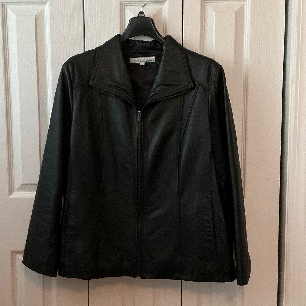 Women’s Black Leather Jacket